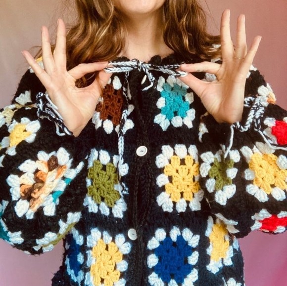 Granny square cardigan - Picture 6 of 10